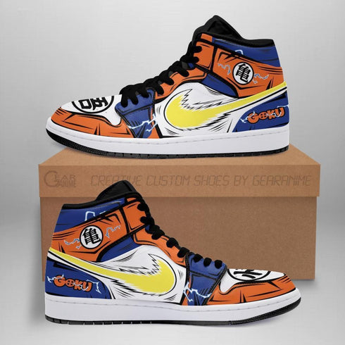 DBZ Goku Sneakers benutzerdefinierte Kamehameha Power Dragon Ball Schuhe